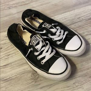 Converse slip on sneakers black